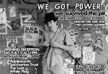 The Adolescents, Saccharine Trust, White Flag, the Last, Dead Issue Will Play Sept. 8 for WE GOT POWER! Party; Likely Swan Song for Track 16 Gallery as Demolition Looms