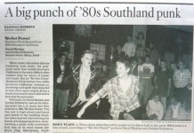 We Got Power! Punkers in the Los Angeles Times