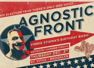 NYHC: Vinnie Stigma Turns 60 at St. Vitus in Brooklyn on Dec. 3rd