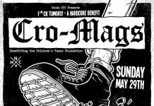 NYHC: Sheer Terror and Cro-Mags Unite w/CIV, Wisdom in Chains to Crush Cancer