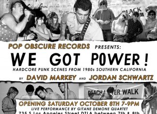 Sat 10/8, LA: WE GOT POWER! Photo Opening at Pop Obscure Records
