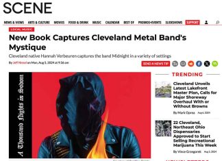 Cleveland Scene: “Stunning” MIDNIGHT Book Captures Mystique Midnight Book in Cleveland Scene