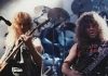 ROOTS Megadeth Speed Lession | on SiriusXM Dave Mustaine and Kerry King, Megadeth live in 1984, photo by Harald Oimoen from MURDER IN THE FRONT ROW