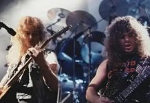 ROOTS Megadeth Speed Lession | on SiriusXM Dave Mustaine and Kerry King, Megadeth live in 1984, photo by Harald Oimoen from MURDER IN THE FRONT ROW